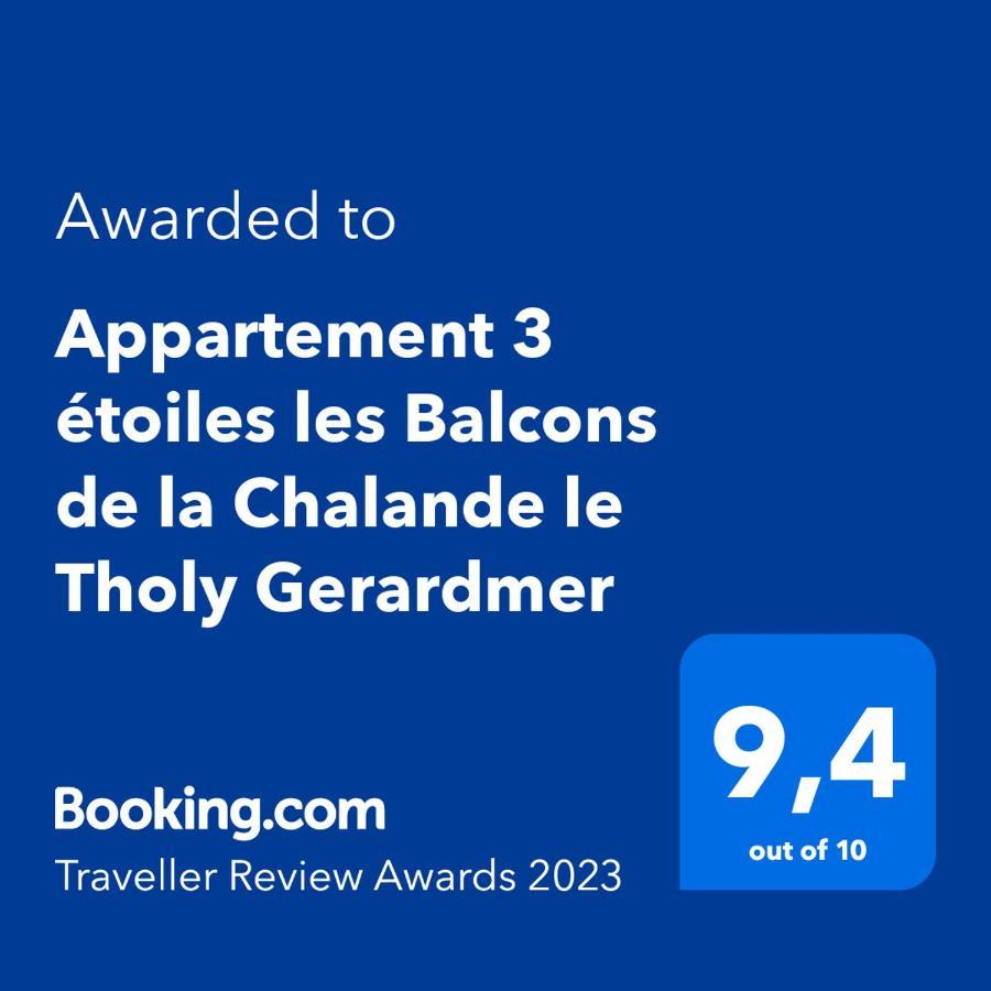 Appartement Les Balcons De La Chalande Le Tholy Gerardmer, Jardin,Balcon, Terrasse, Exterior foto